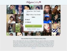 Tablet Screenshot of philippines-dating.net